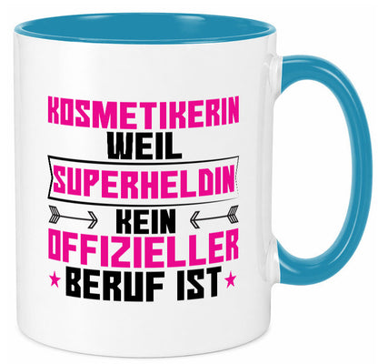 Superheldin Kosmetikerin | Kosmetik Stylistin Visagistin Geschenk Humor