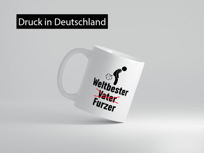 Weltbester Furzer | Bester Vater Vatertag Humor Familie Geschenkidee Tasse