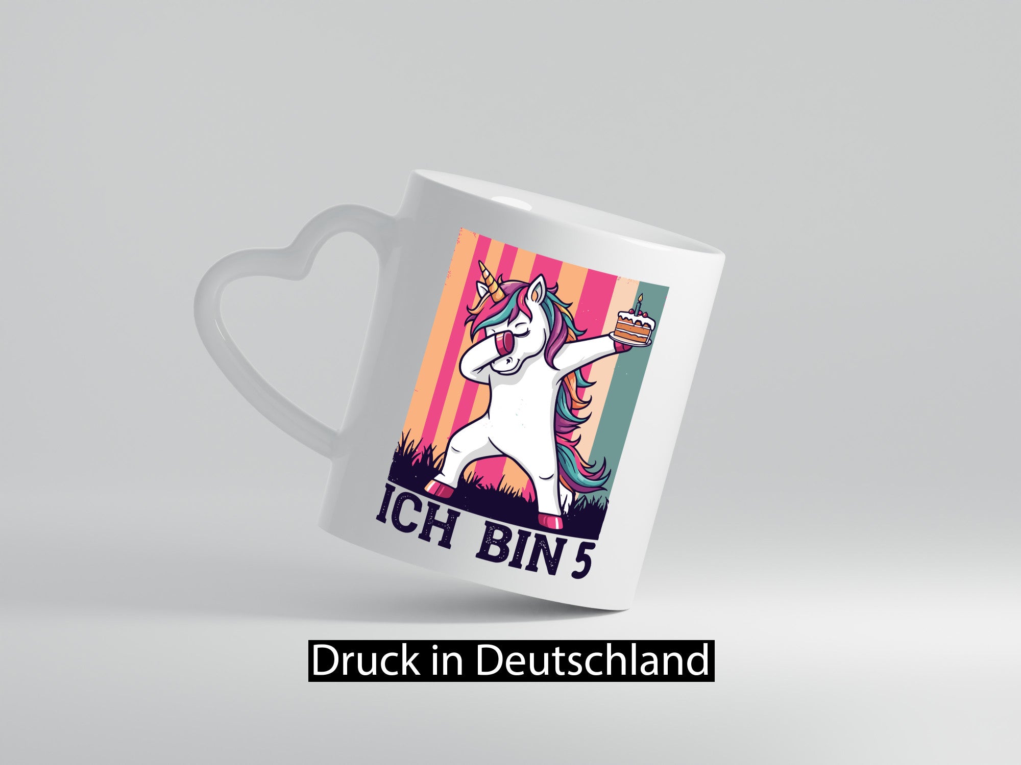 5 Geburtstag | Einhorn Damping Mädchen Humor Geschenkidee Tasse