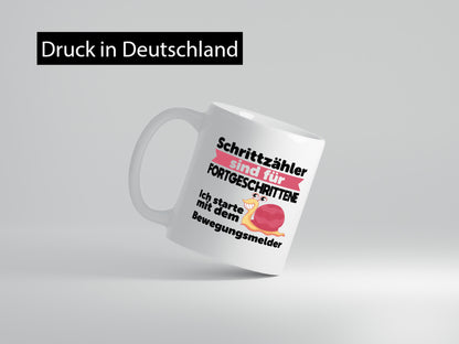 Schrittzähler Fortgeschrittene, Bewegungsmelder | Schnecke Geschenk Humor