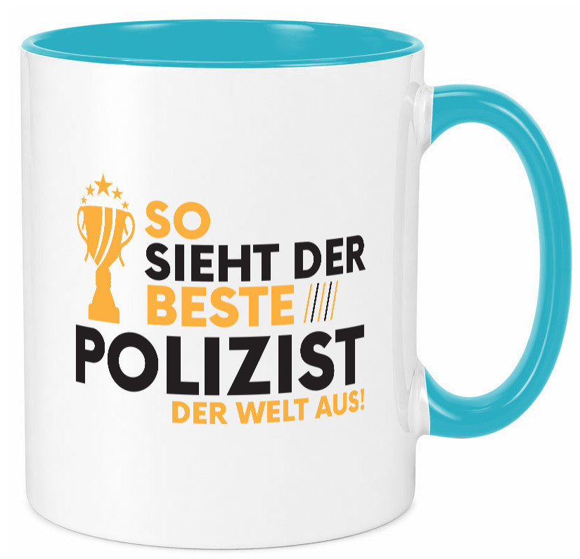Der Weltbeste Polizist | Polizei Geschenkidee Humor Tasse