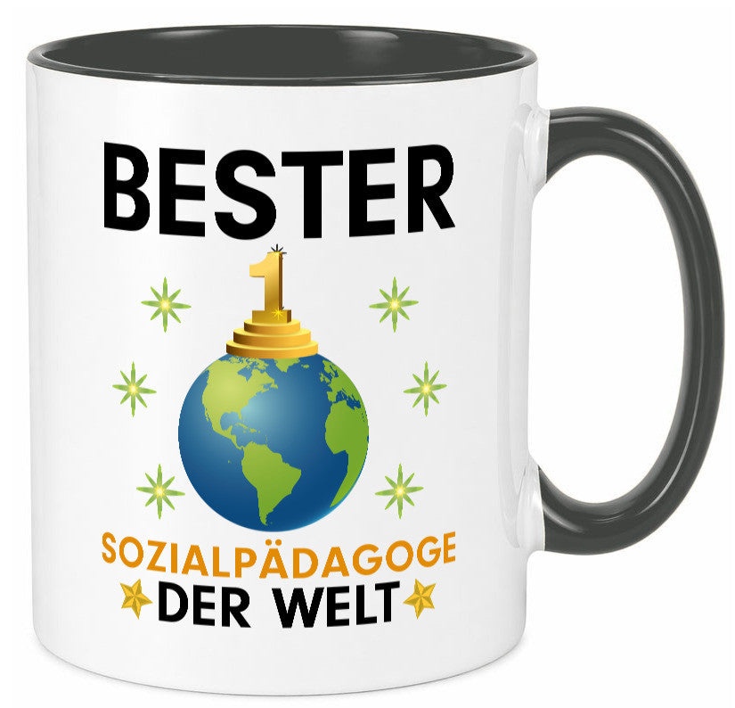 Welt Bester Sozialpädagoge | Pädagoge Geschenk Humor Geschenkidee lustiger Tasse
