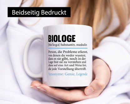 Biologe | Spruch Biologie Naturforscher Humor Geschenkidee Tasse