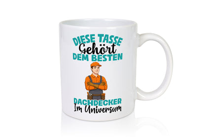 Im Universum: Dachdecker | Dachbau Hausbau lustig Humor Geschenkidee Geschenk