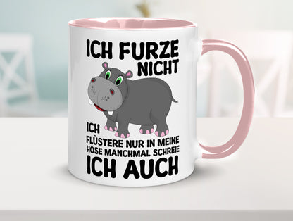 Ich furze nicht | furznilpferd v2 Humor Geschenkidee Tasse