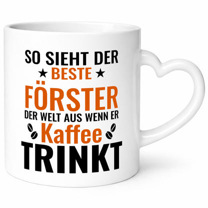 Kaffee trinkt: Förster | Forst Arbeit Humor Kollegen Büro Geschenkidee Tasse