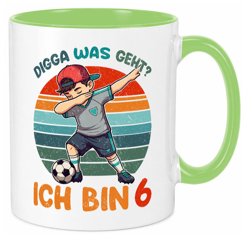 6. Geburtstag | 6 Jahre digga ich bin Dabbing lustig Geschenkidee Geschenk Tasse