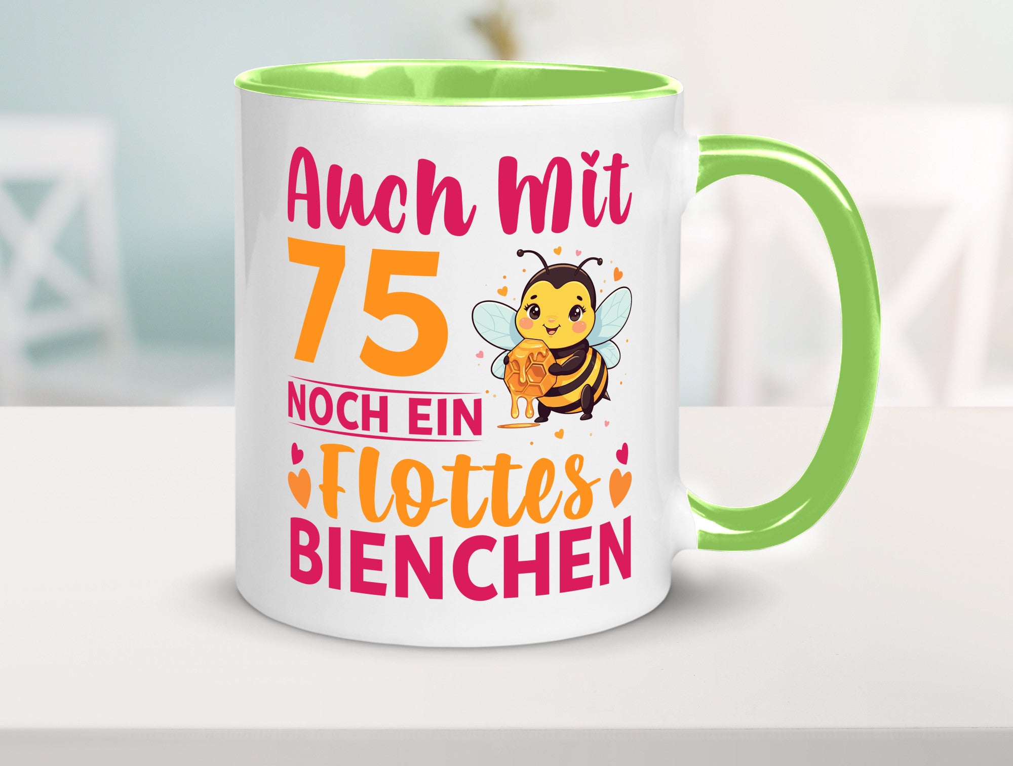 75. Geburtstag | Flottes Bienchen 75 Jahre v2 Geschenk Geschenkidee lustiger