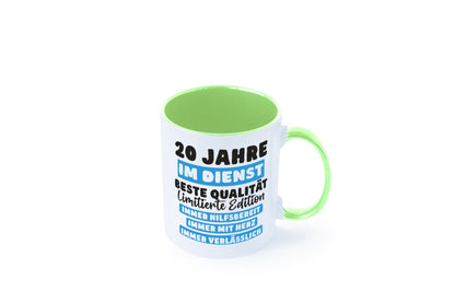 20 Jahre im Dienst | Jubiläum Arbeit v6 Geschenk Kollegen Büro lustiger Spruch