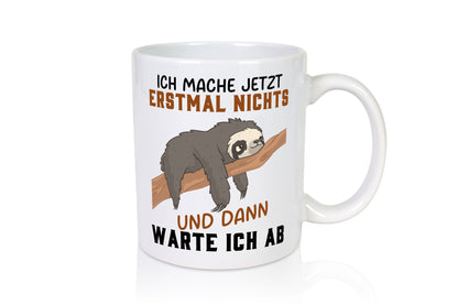 Ich mach jetzt erst mal nichts | Faultier Chillen Humor Tierliebhaber