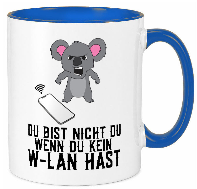 Du bist nicht | wütender Bär WLAN Computer Nerd Geschenkidee Humor Tasse