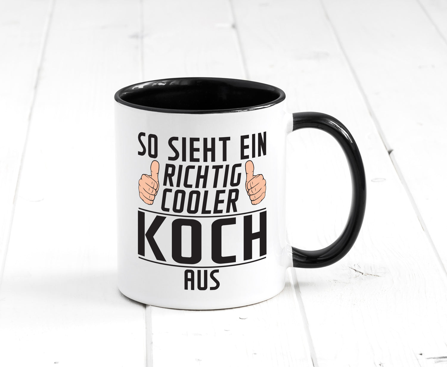 Richtig Cooler Koch | Chefkoch Humor Arbeit Kollegen Büro Geschenkidee Tasse