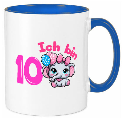 10. Geburtstag | 10 Jahre Elefant Mädchen Geschenk Geschenkidee lustiger Spruch
