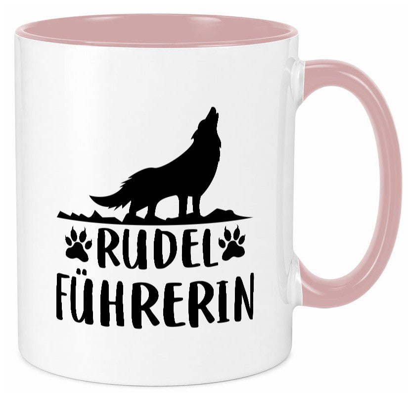 Rudelführerin | Frauen Tasse Hundebesitzerin Hund lustiger Spruch Geschenk