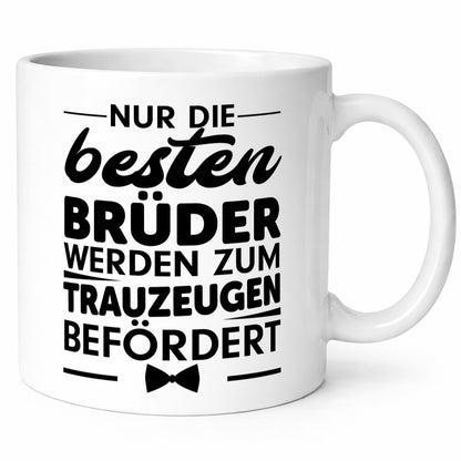 Beförderung Bruder | Trauzeuge Bräutigam Hochzeit lustig Humor Geschenkidee