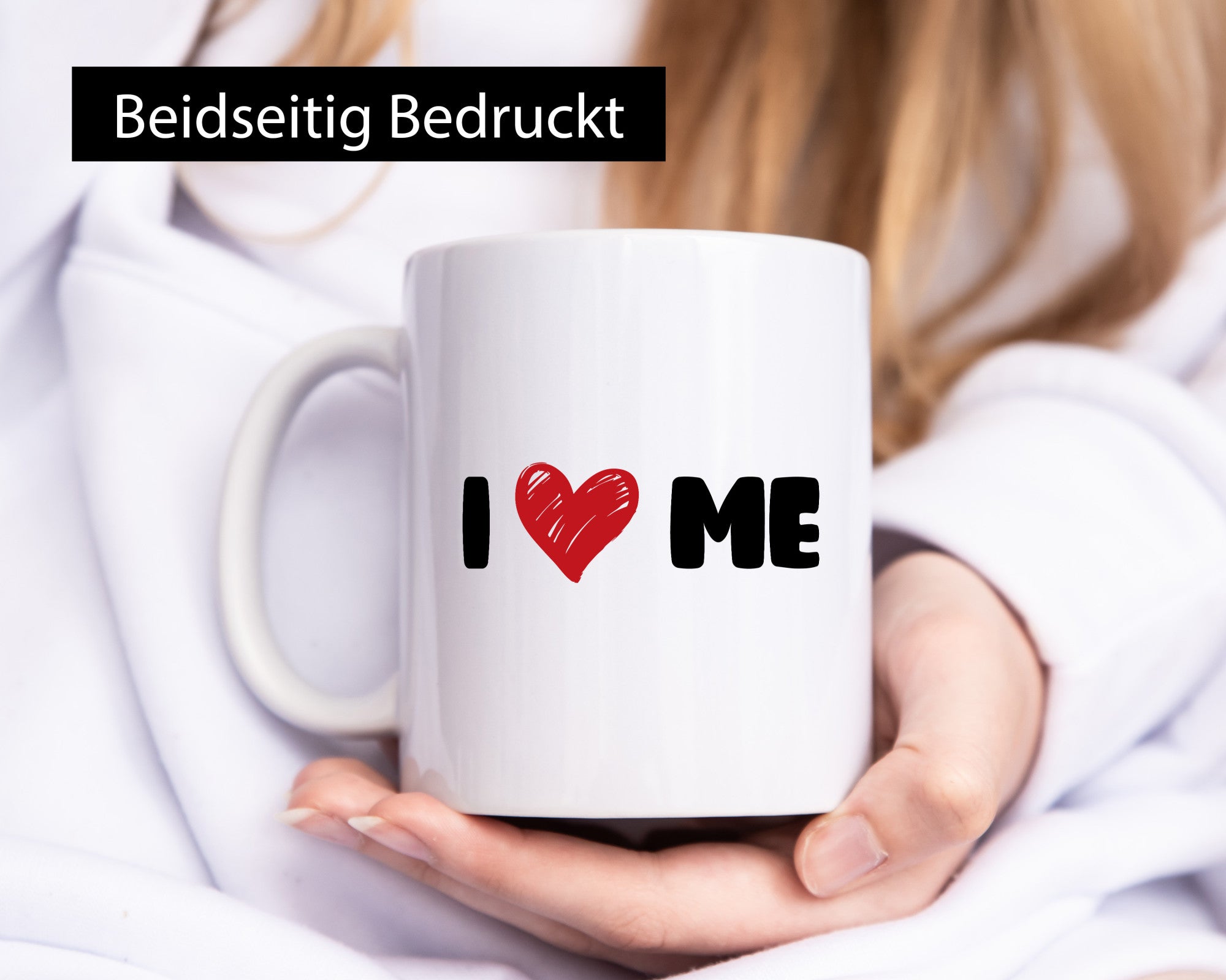I love me vl4 lustig Humor Geschenkidee Geschenk Tasse