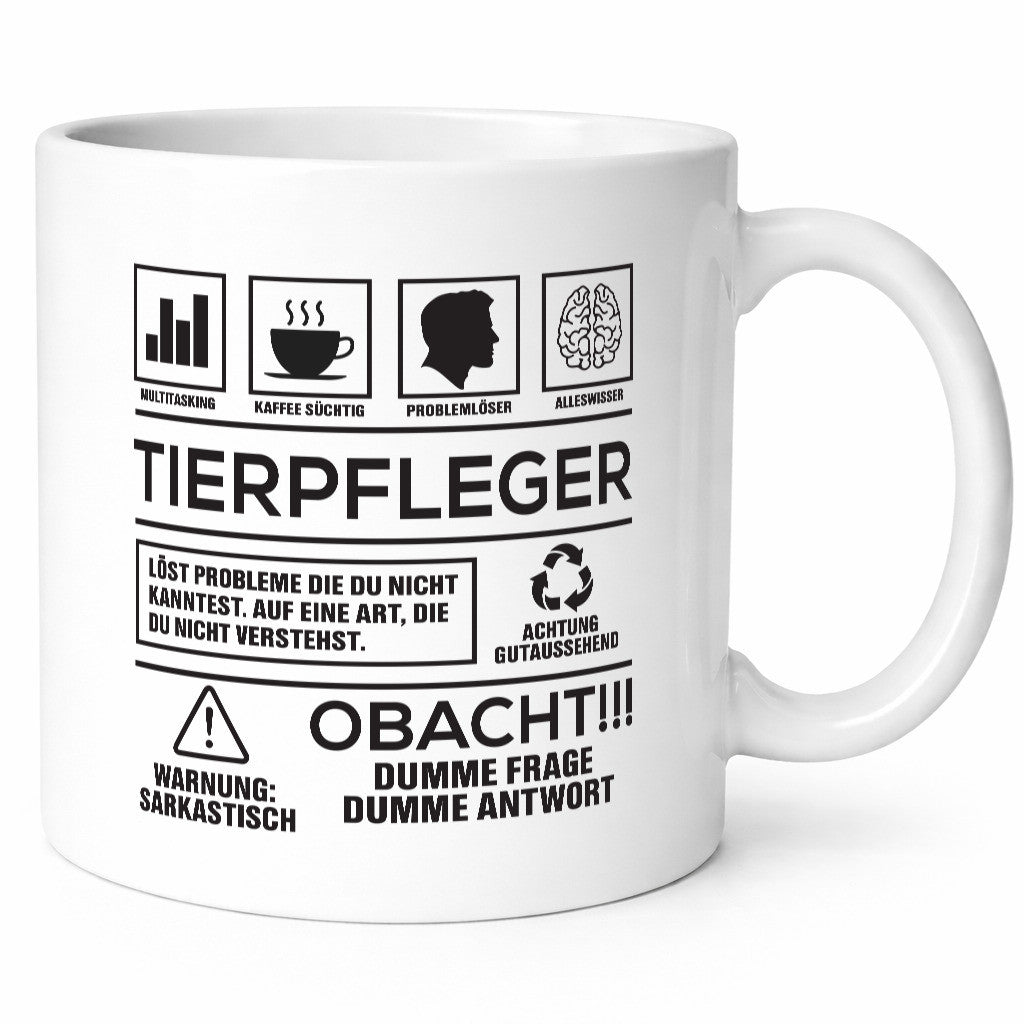 Achtung Probleme Tierpfleger | Pflegeberuf Tierheim lustiger Spruch Geschenk
