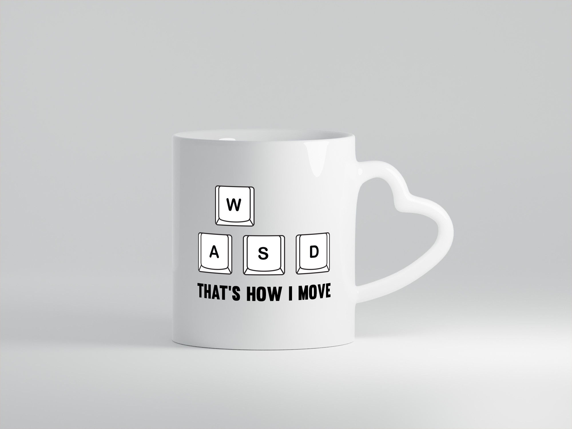 WASD | Zocker Gamer Gaming lustiger Spruch Geschenk Humor Geschenkidee Tasse