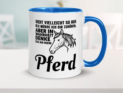 Pferde Spruch | Reiterin Tasse Pferdesport Reiten Humor Geschenkidee