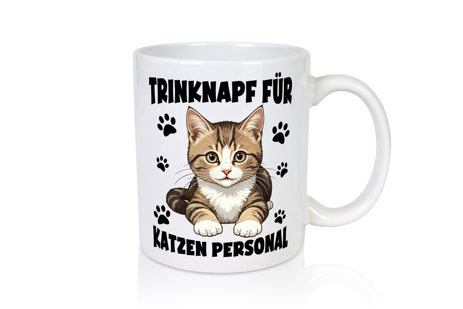 Katzen Personal | Katzenbesitzer Tasse Katze Humor vl4 lustiger Spruch Geschenk