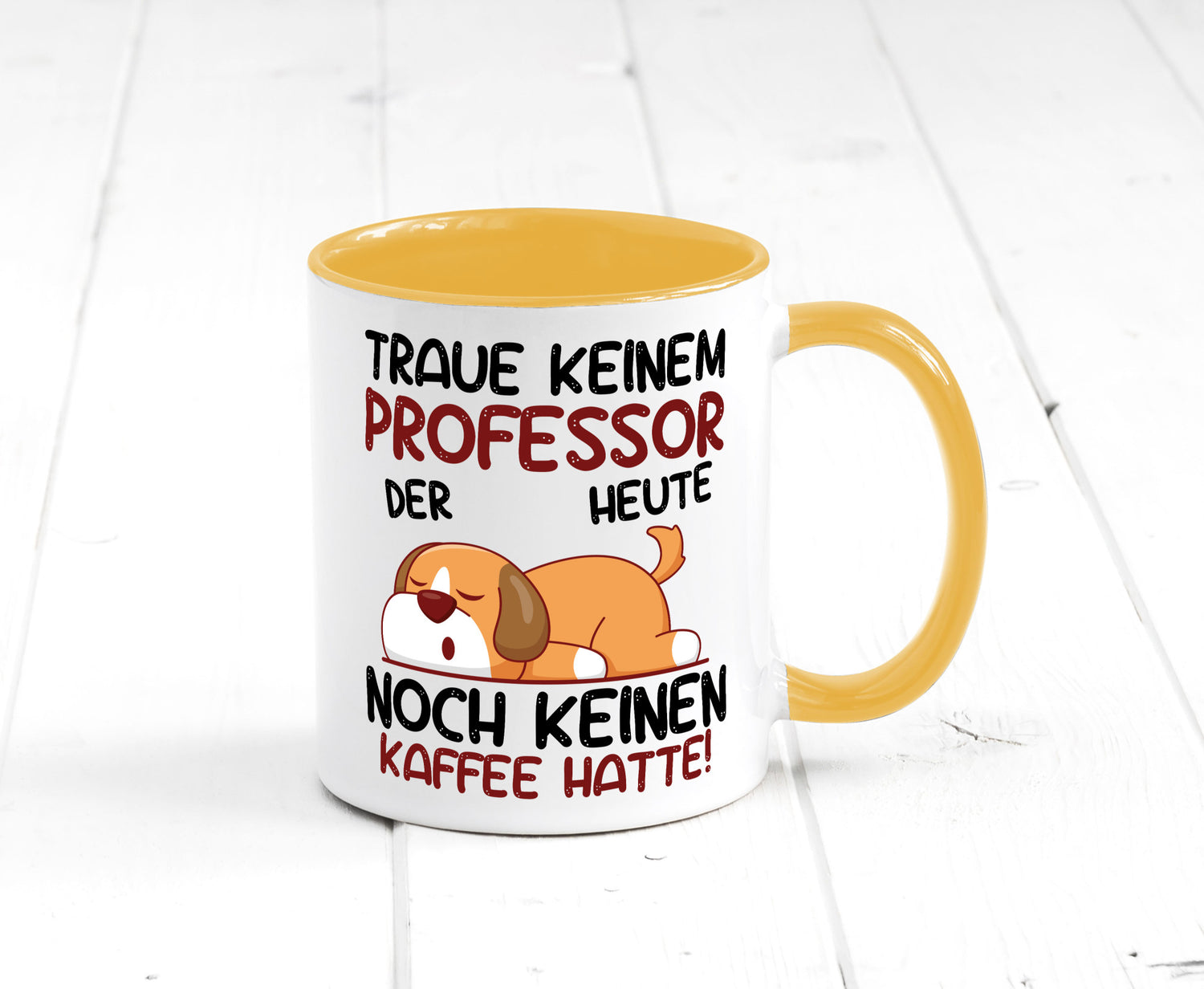 Traue keinem Professor | Uni Universität Geschenkidee Humor Tasse