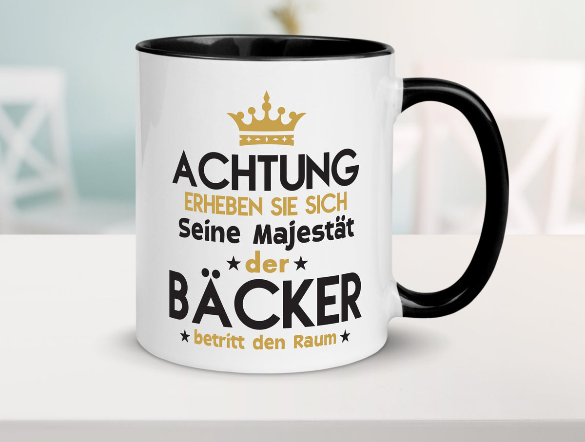Seine Majestät Bäcker | Bäckerei Backen Konditor Geschenk Humor Geschenkidee Tasse