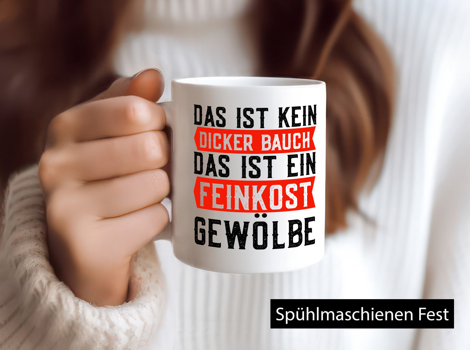 Kein dicker Bauch | witziger Spruch Männer Körperfülle v2 lustiger Geschenk