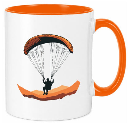 Gleitschirm | Motiv Paragleiter Gleitschirmfliegen vl3 Humor Geschenkidee Tasse
