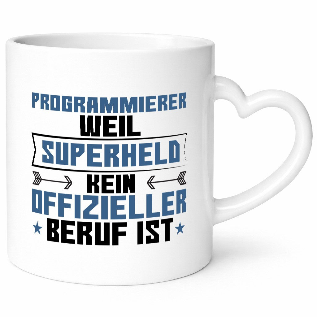 Superheldin Programmierer | Software Entwickler Humor Geschenkidee Tasse