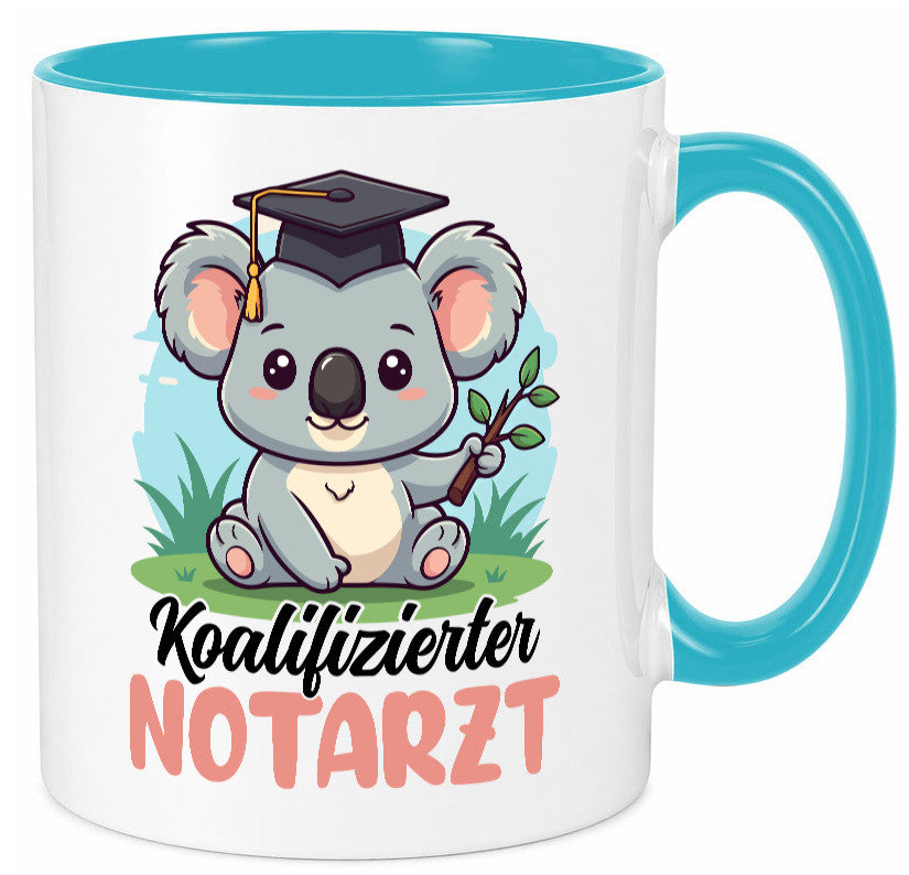 Koalifizierter Notarzt | Arzt Geschenk Humor Geschenkidee lustiger Spruch Tasse