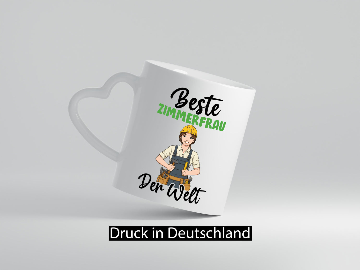 Beste Zimmerfrau| Holzbau | Handwerkerin v2 Geschenk Humor Geschenkidee