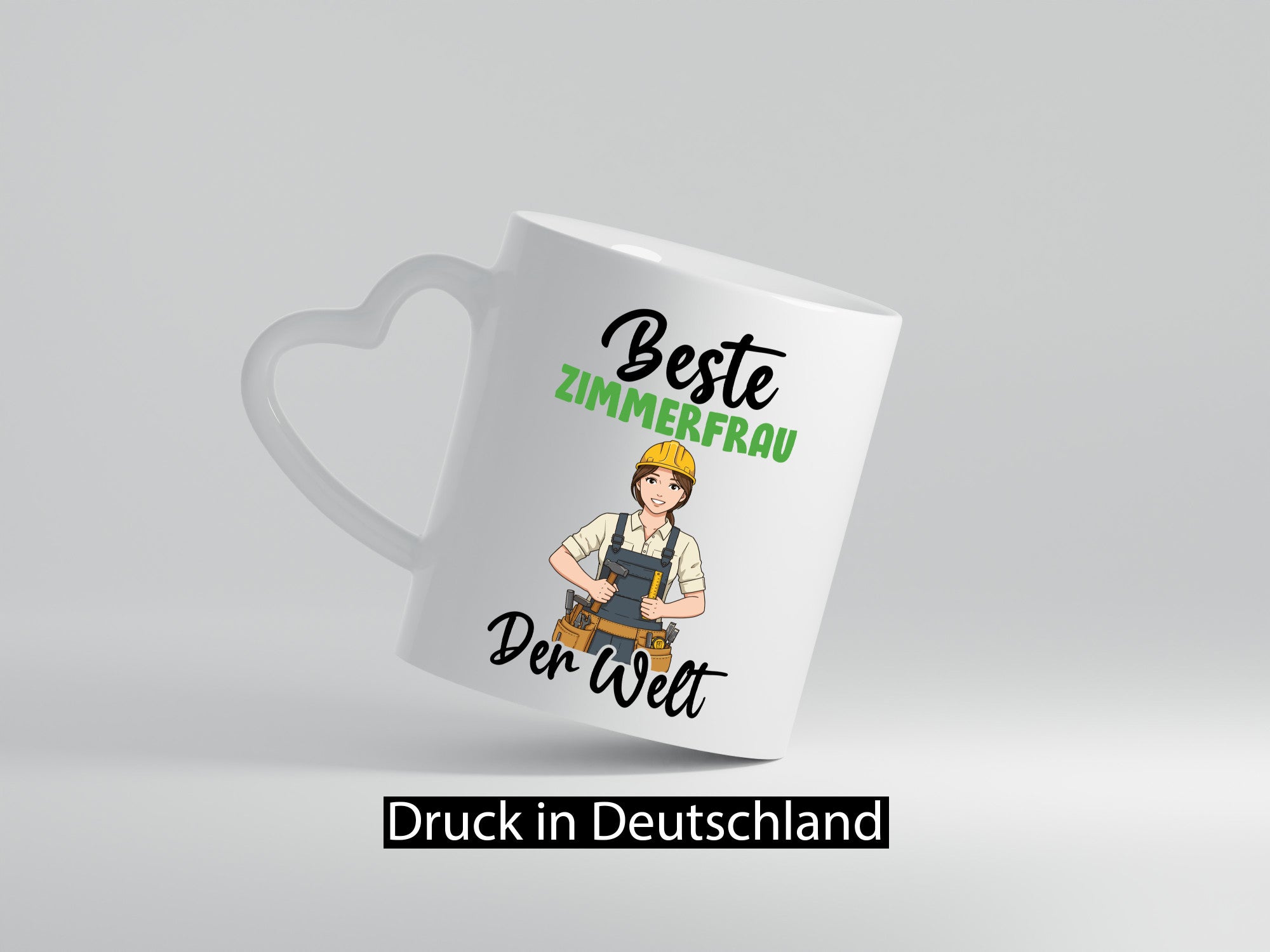 Beste Zimmerfrau| Holzbau | Handwerkerin v2 Geschenk Humor Geschenkidee