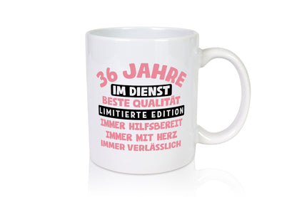36 Jahre im Dienst | Jubiläum Arbeit v11 Geschenk Kollegen Büro lustiger Spruch