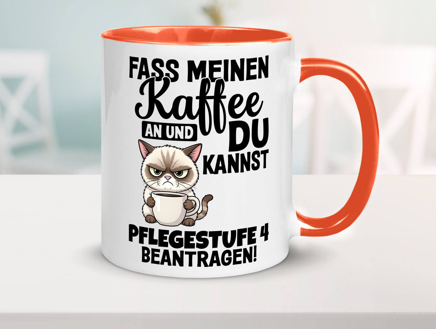 Fass meinen Kaffee an | Pflegestufe 4 Krankenschwester v3 Geschenkidee Humor