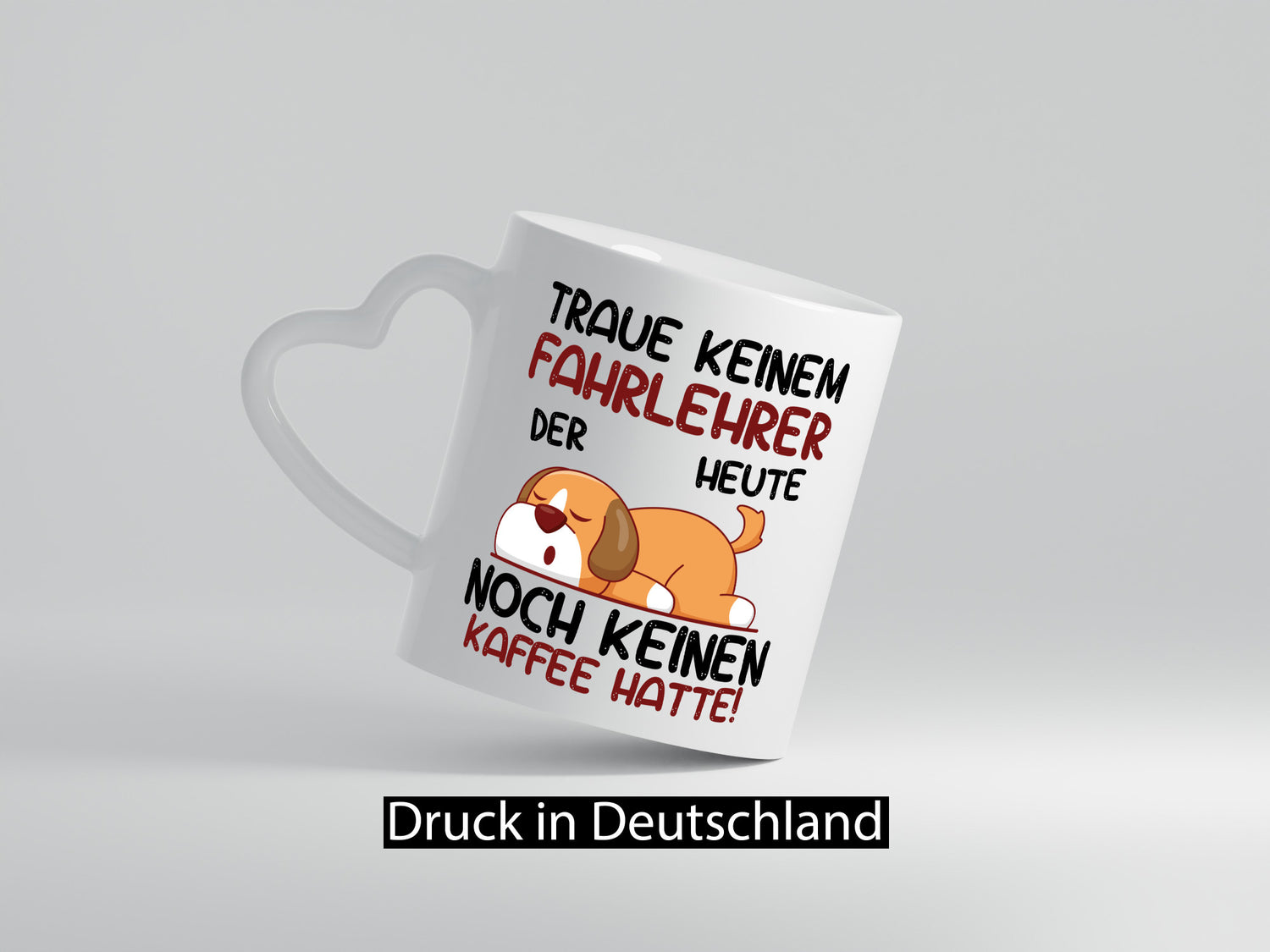 Traue keinem Fahrlehrer | Fahrschule lustig Humor Geschenkidee Geschenk Tasse