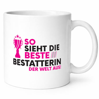 Die Weltbeste Bestatterin | Bestattung Totengräberin lustiger Spruch Geschenk