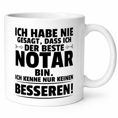Der Beste Notar | Jurist Geschenk Humor Geschenkidee lustiger Spruch Tasse