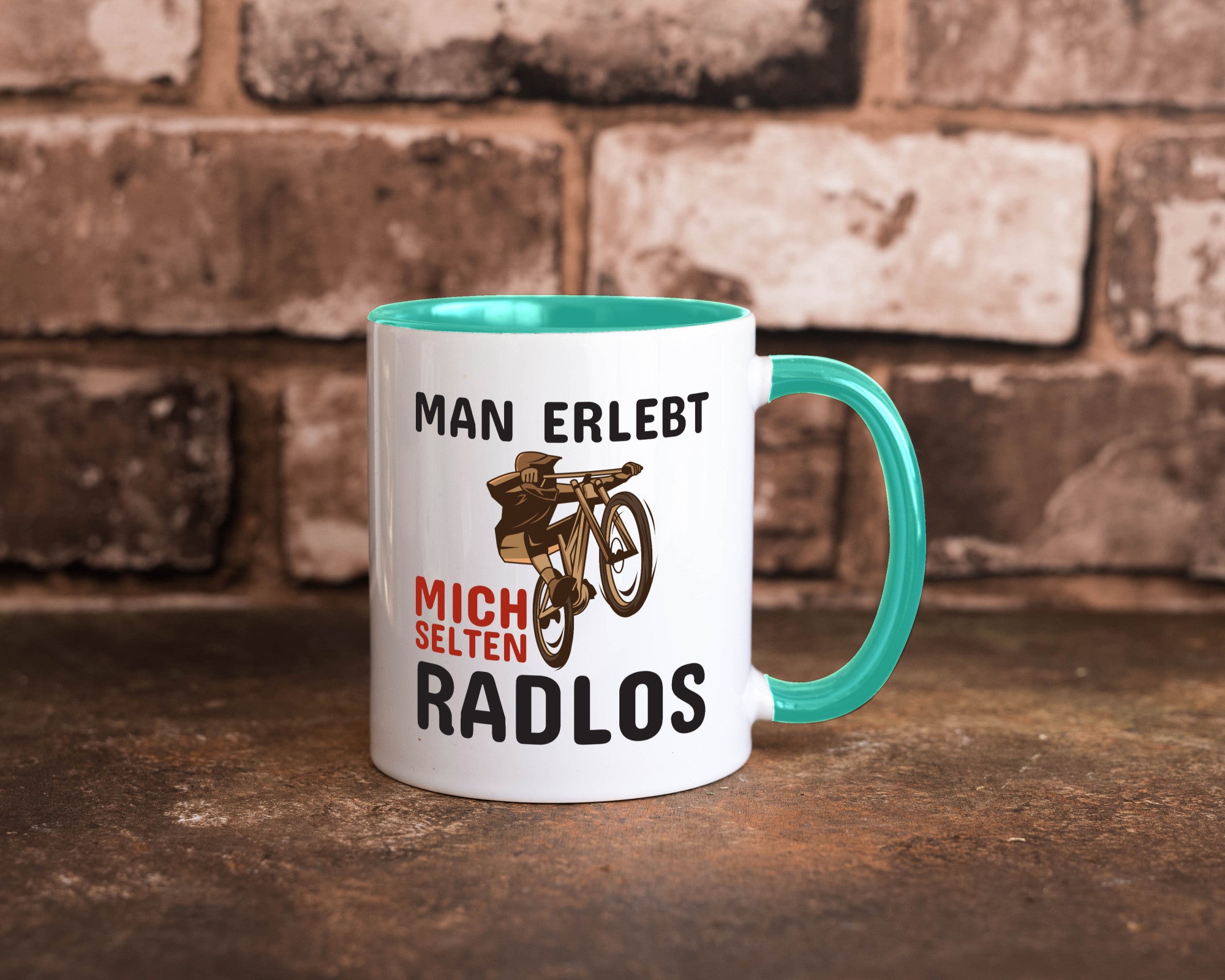 Selten Radlos | Spruchtasse Fahrrad Männer Humor lustiger Spruch Geschenk