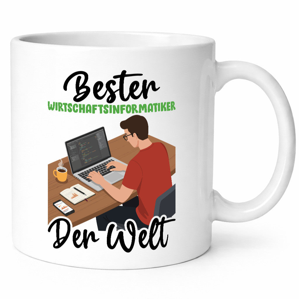 Bester Wirtschaftsinformatiker | Informatik Geschenkidee Humor Tasse