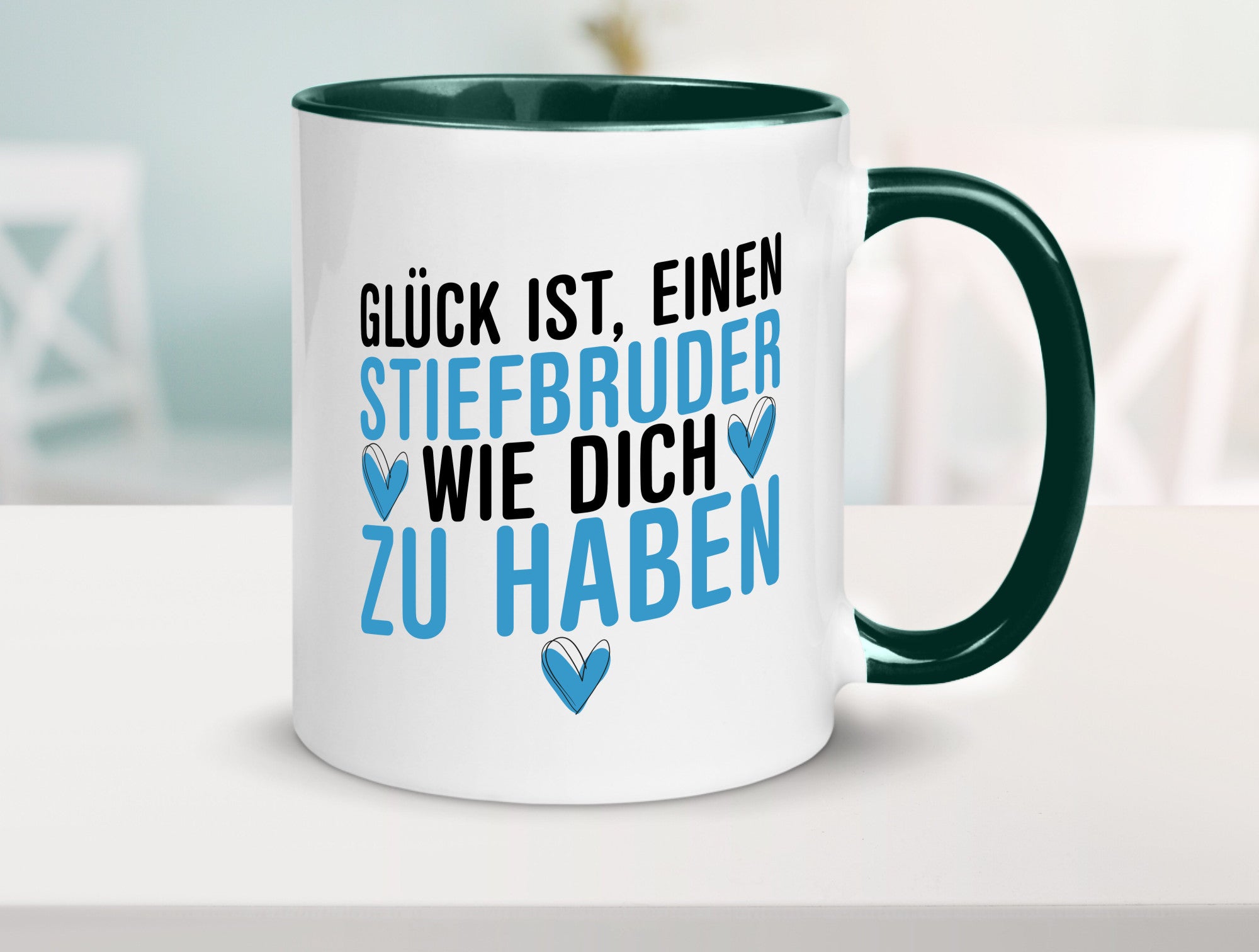 Stiefbruder wie dich | Glück lieber Bruder Geburtstag Geschenkidee Humor Tasse