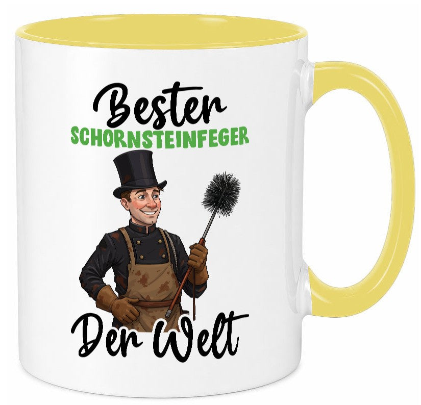 Bester Schornsteinfeger | Kaminkehrer lustig Humor Geschenkidee Geschenk Tasse