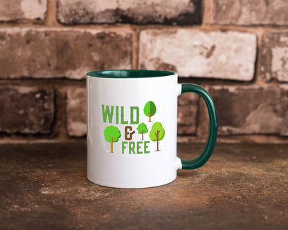 Wild and free | Freiheit Camper Hobbycamper Geschenkidee Humor Tasse