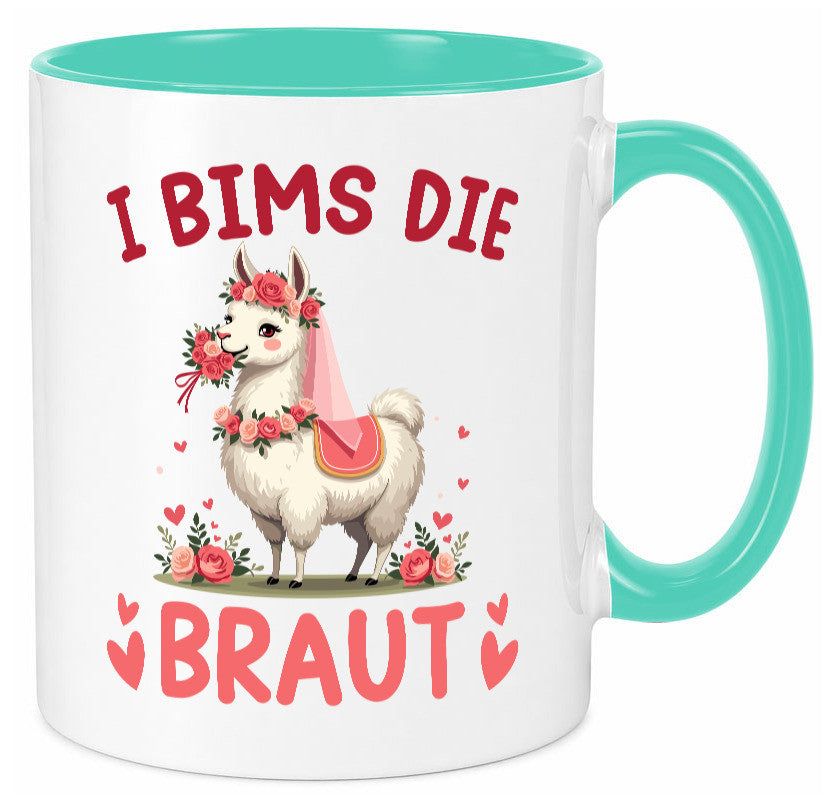 I bims die Braut | Einhorn JGA Hochzeit lustig Humor Geschenkidee Geschenk Tasse