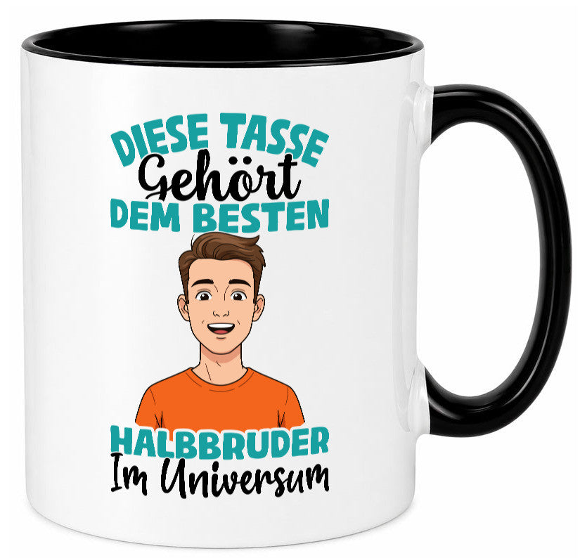 Im Universum: Halb Bruder | Stiefvater Stiefmutter Geschenkidee Familie Humor Tasse