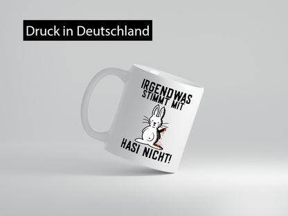 Irgendwas stimmt nicht | Sado Maso Hase Peitsche Maske Geschenk Humor