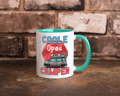 Coole Opas campen | Campingwagen Palmen Geschenk Familie Geschenkidee lustiger