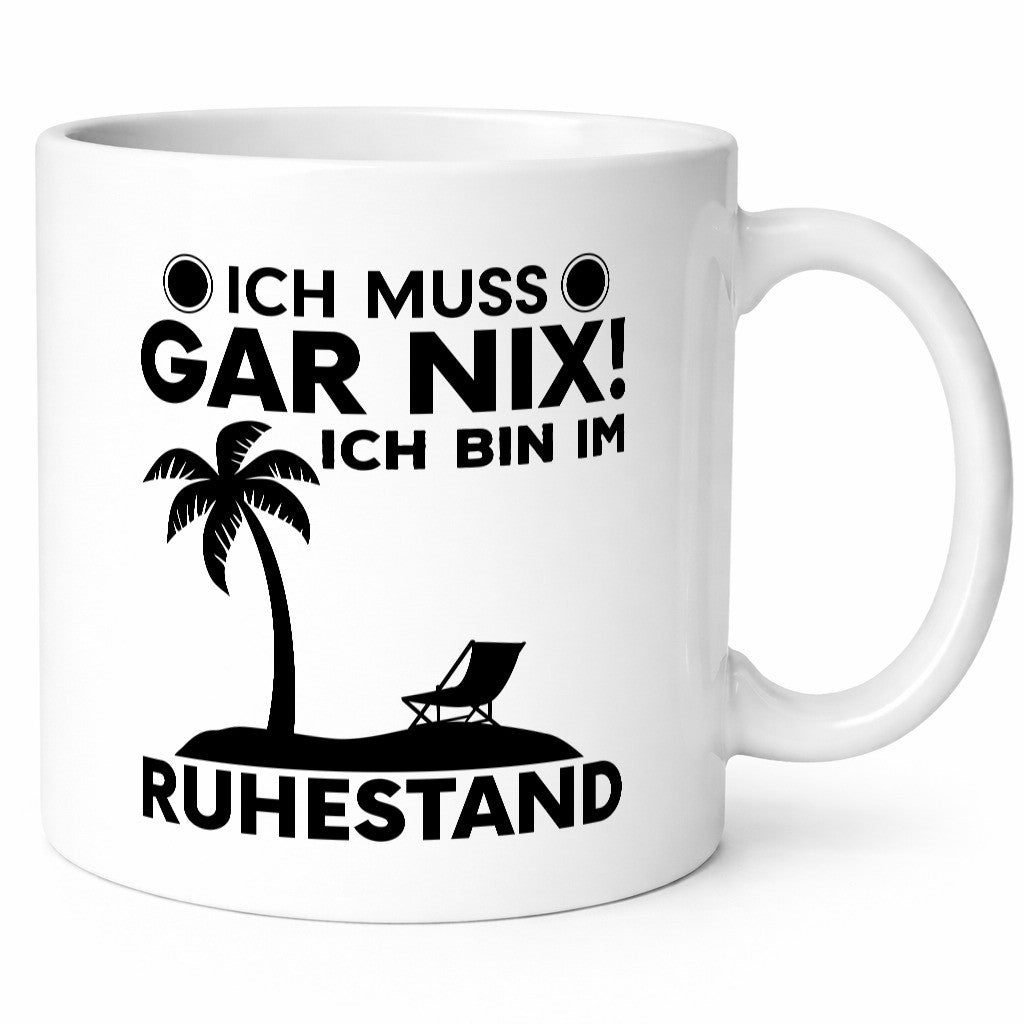 Ich bin im Ruhestand | Rentner Tasse Rente Humor Geschenkidee Jubiläum