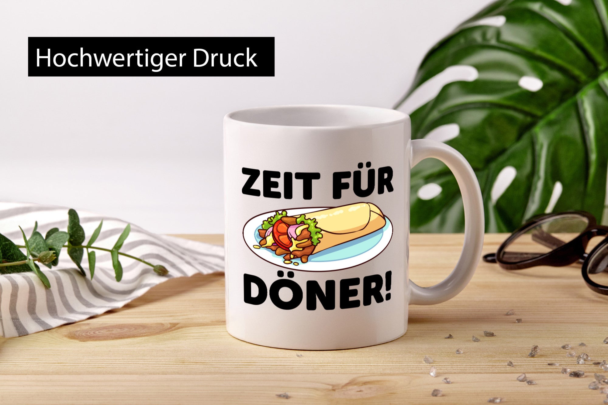 Zeit für Döner | Kebab Dönerladen v2 Geschenkidee Humor Tasse