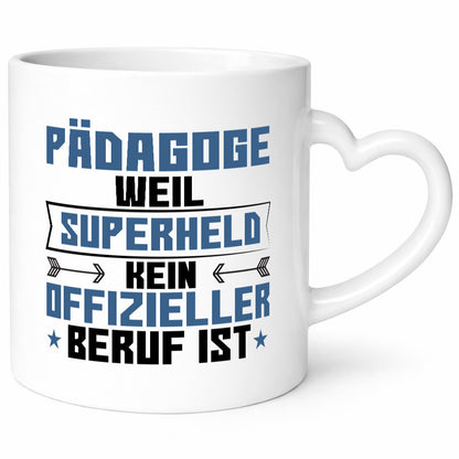 Superheld Pädagoge | Pädagogik lustiger Spruch Geschenk Humor Geschenkidee Tasse