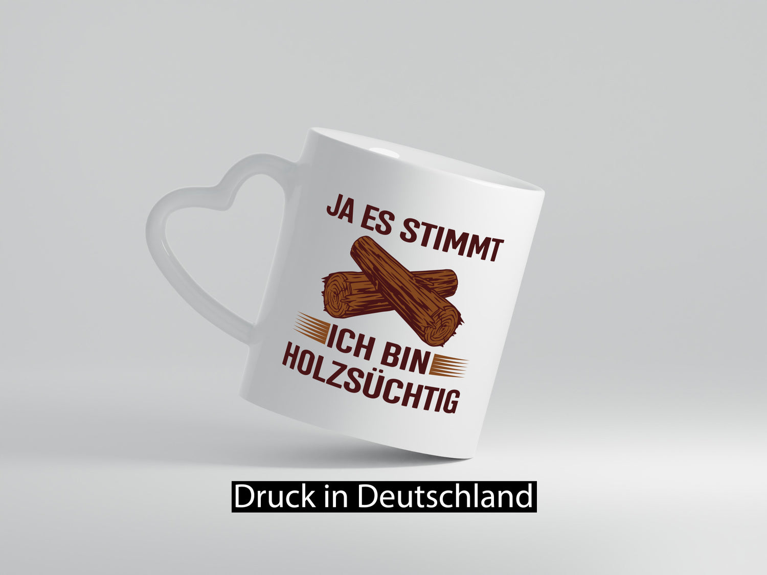 Ja es stimmt ich bin Holzsüchtig | Förster Tischler lustiger Spruch Geschenk